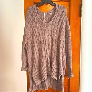 FREE PEOPLE Purple Sweater